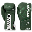 RIVAL Boxing RFX - Guerrero HDEF Pro Fight Lace - Up Boxing Gloves, Green - Forza Sports