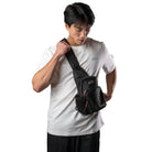 RIVAL Boxing Shoulder Bag with Water Bottle Compartment, Black - Forza Sports