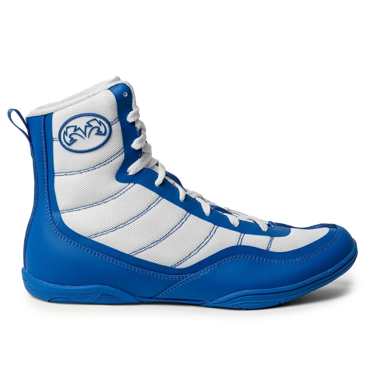 राइवल आरएसएक्स - प्रॉस्पेक्ट बॉक्सिंग बूट्स, सफेद/नीला, 7 - फोर्ज़ा स्पोर्ट्स