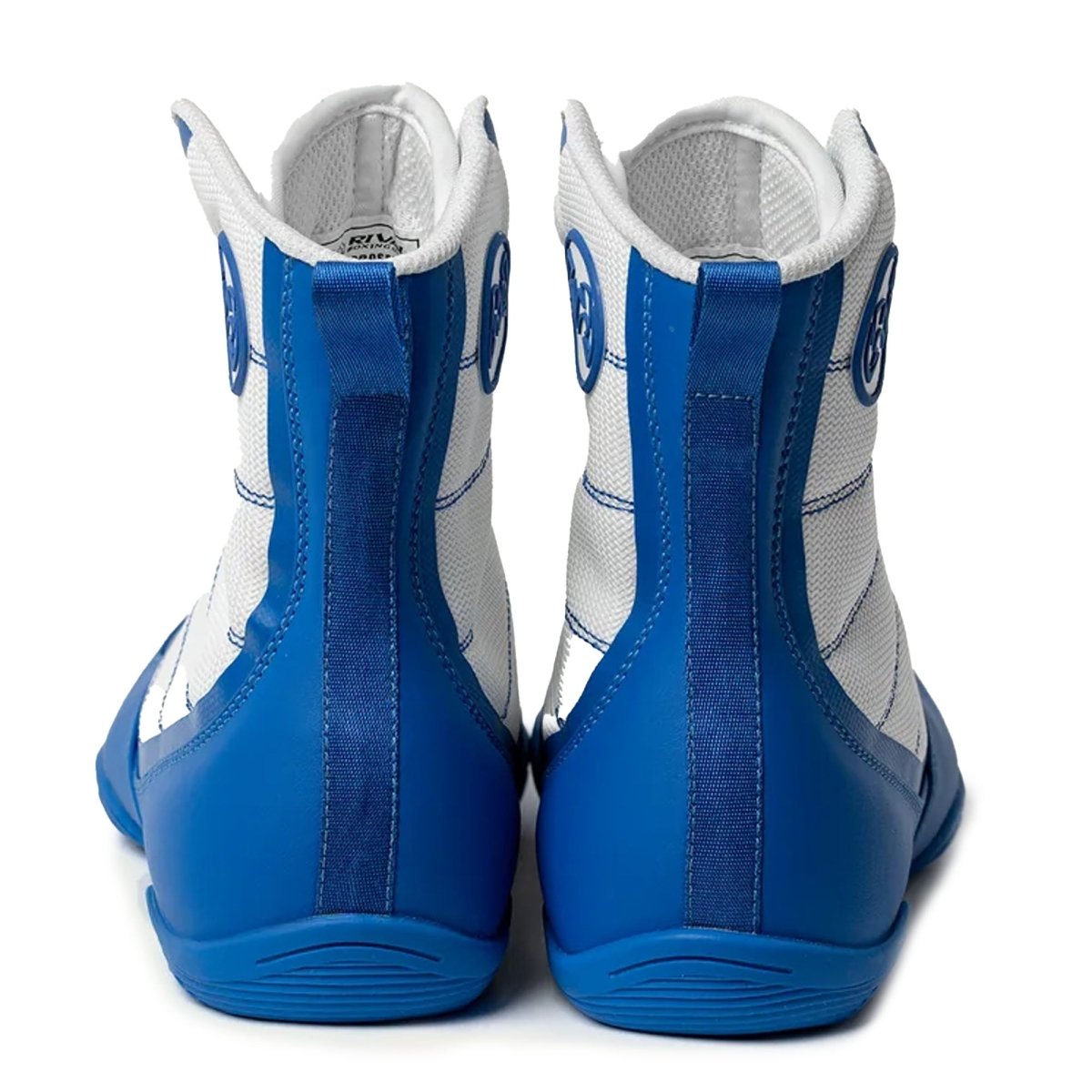 राइवल आरएसएक्स - प्रॉस्पेक्ट बॉक्सिंग बूट्स, सफेद/नीला, 7 - फोर्ज़ा स्पोर्ट्स