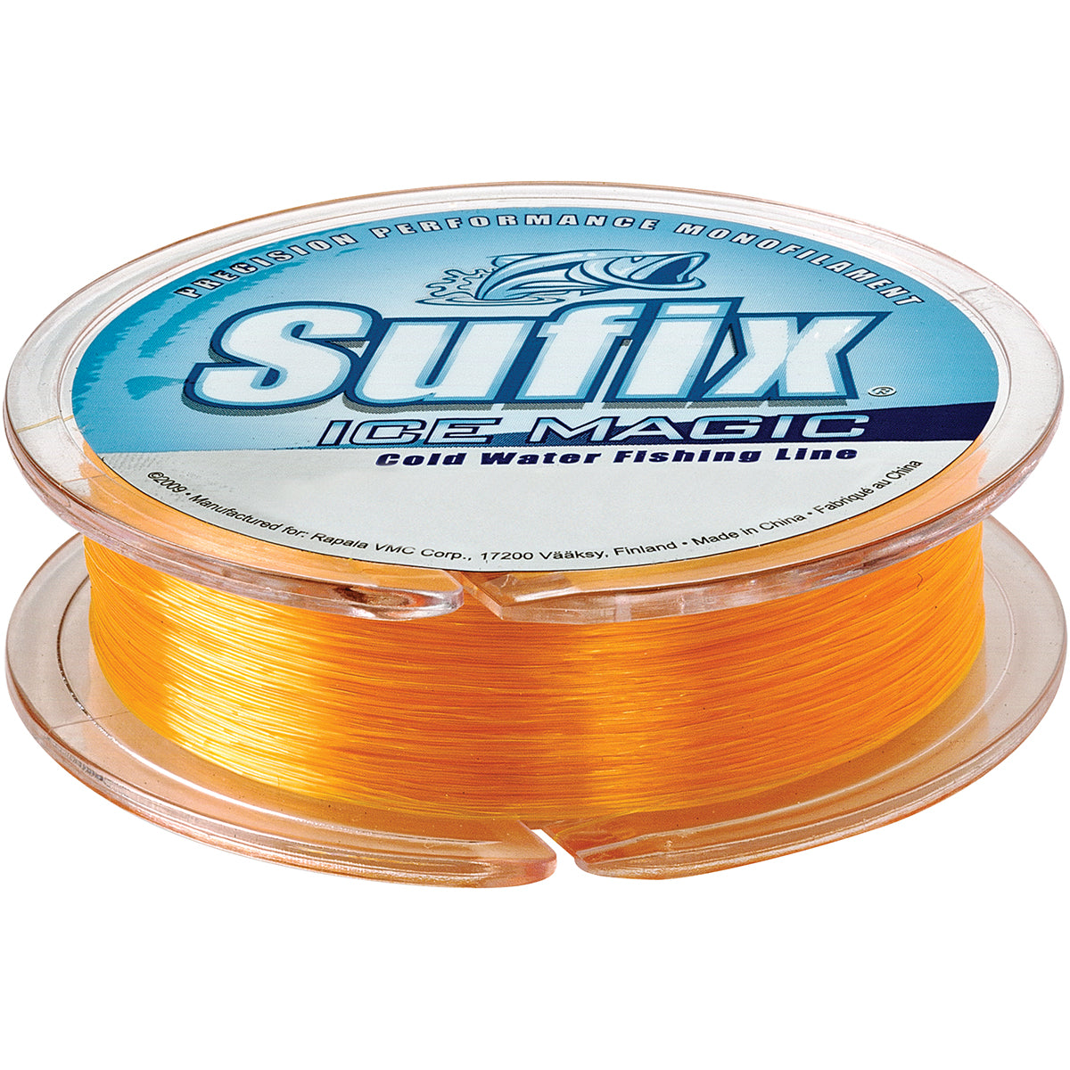 Sufix 300 Yard Ice Magic Monofilament Fishing Line - Neon Orange Sufix