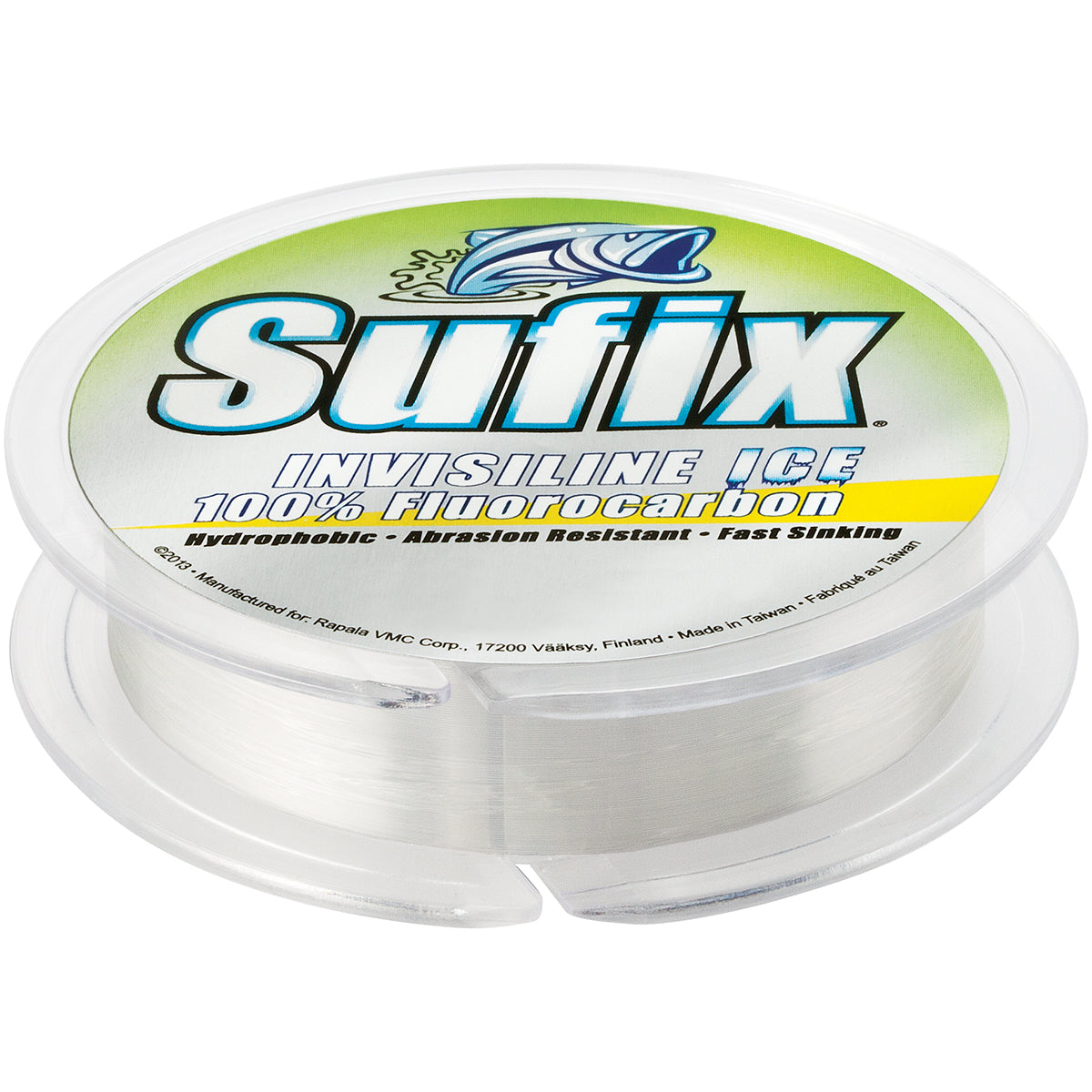 Sufix 50 Yard InvisiLine Ice Fluorocarbon Fishing Line - Clear Sufix