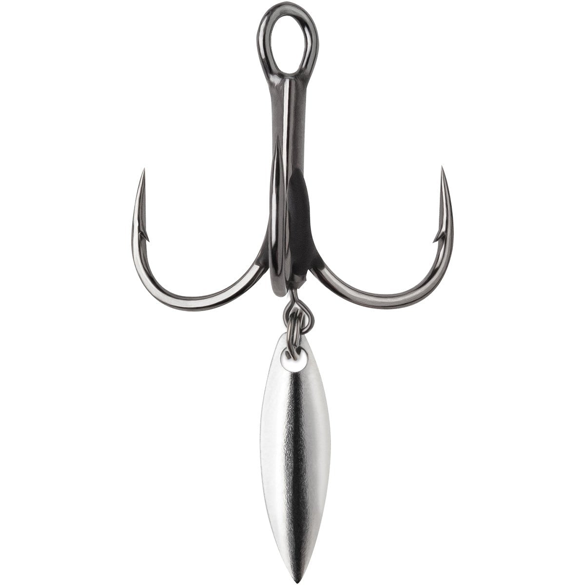 black nickel fishing hooks Predator Jig S1/0 The unique skipjack bend hook provides a secure hookup and hold and features 90o Mustad 32500 1X Skipjack Black