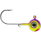 VMC Neon Moon Eye 1/8 Oz. 3D Holographic Jig - 4 Pack - Purpledescent - Forza Sports