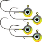 VMC Neon Moon Eye 1/8 Oz. 3D Holographic Jig - 4 Pack - Redtail Chub - Forza Sports