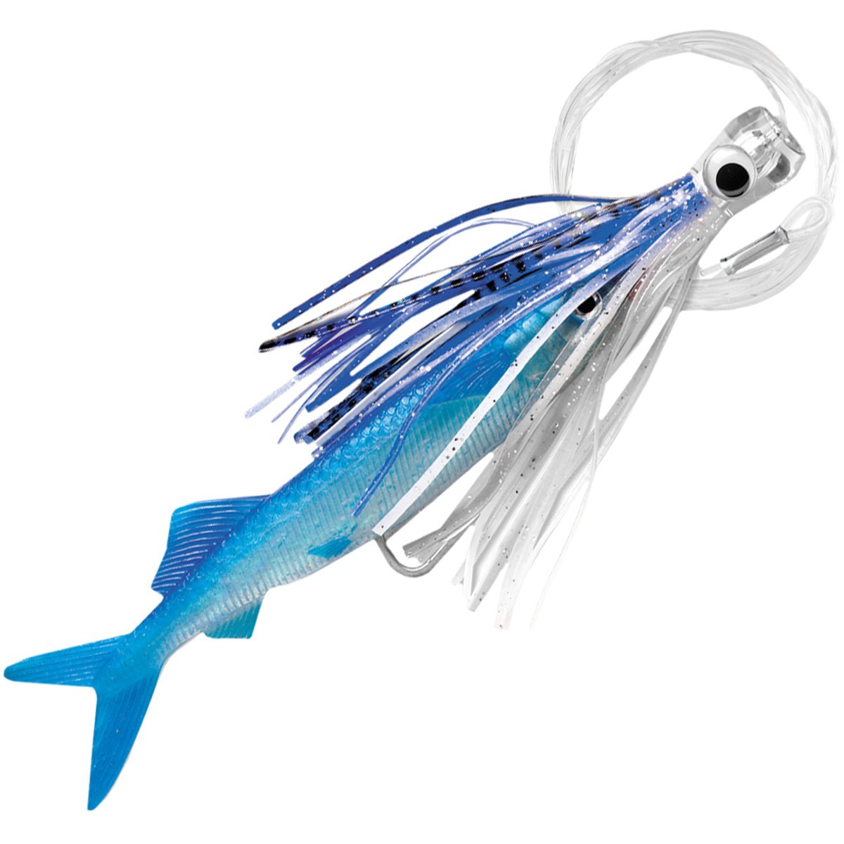 Live Ballyhoo Combo Rig  Salzwasser-Kder Fr Thunfisch, Marlin &  Mahi-Mahi (10 Zoll, Gummiert)