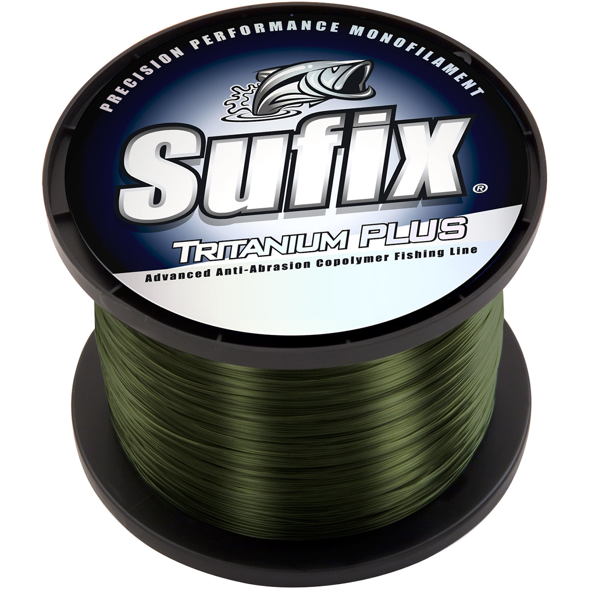 Sufix Tritanium Plus Dark Green Fishing Line (670 yds) - 20 lb Test Sufix