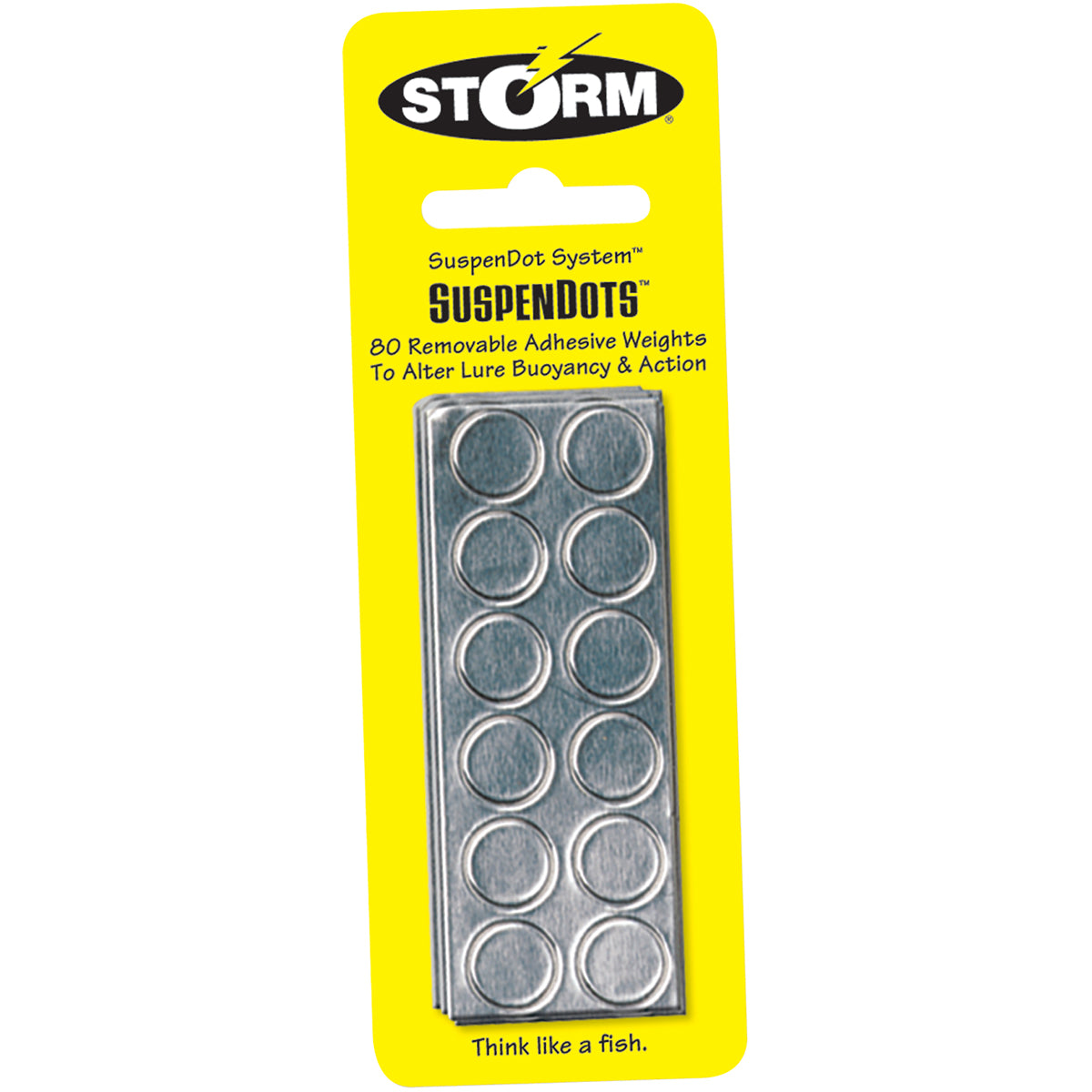 Storm SuspenDots Removable Adhesive Weights - 80 Count Storm