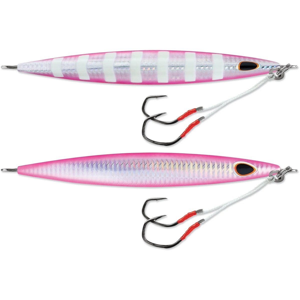 Williamson Kensaki Jig -7.25" - 9 7/8 oz. - Silver Pink Zebra - Forza Sports