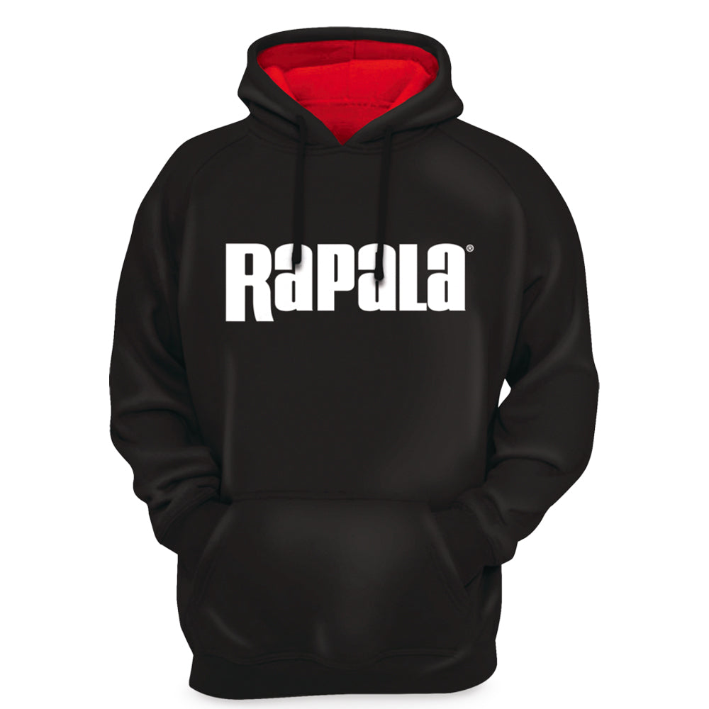 Rapala Pullover Hoodie - Black/Red Rapala