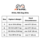 Rival Boxing RB5 Hook and Loop Leather Training Bag Mitts RIVAL