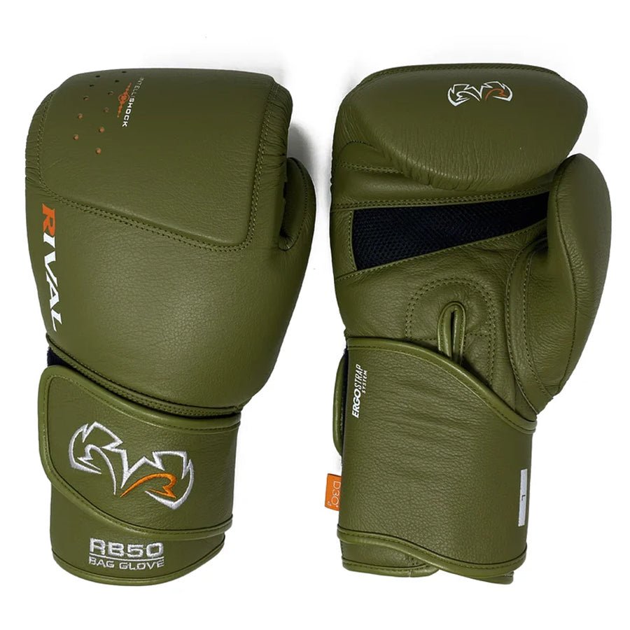 Rival RB50 Intelli-Shock Compact Bag Gloves – Rival Boxing