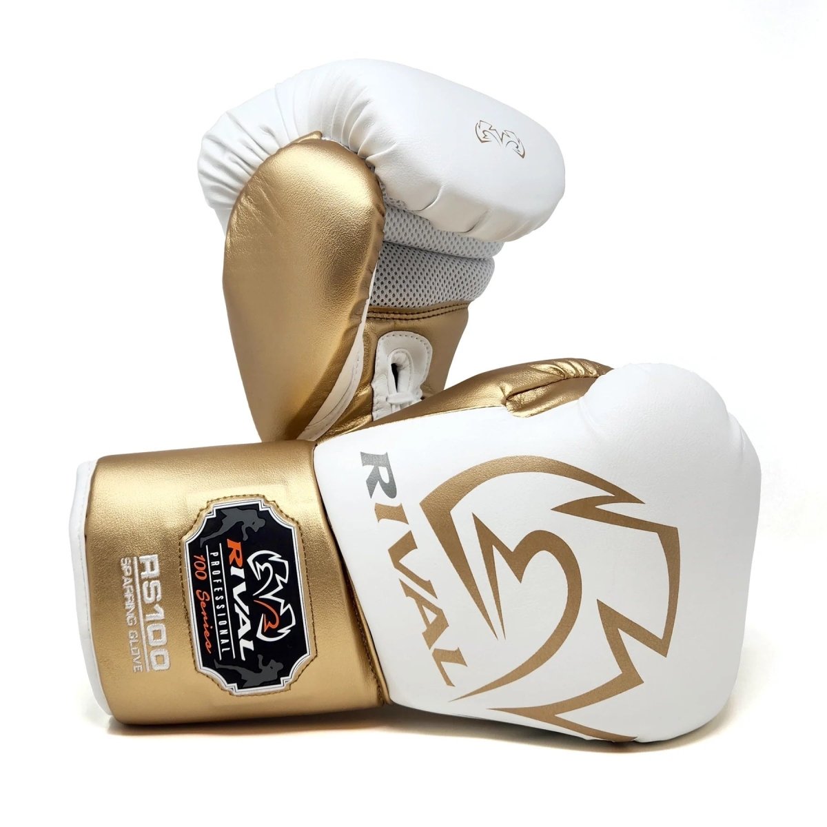 rival boxing RS100 14オンス　ホワイトゴールド Luvas de boxe RIVAL RS100 para sparring – Forza Sports