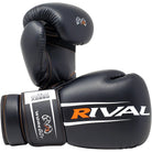 RIVAL Boxing RS60V Workout Hook and Loop Sparring Gloves 2.0 - Black RIVAL