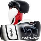 RIVAL Boxing Youth RS-FTR Future Hook and Loop Sparring Gloves - Black/Red/White RIVAL