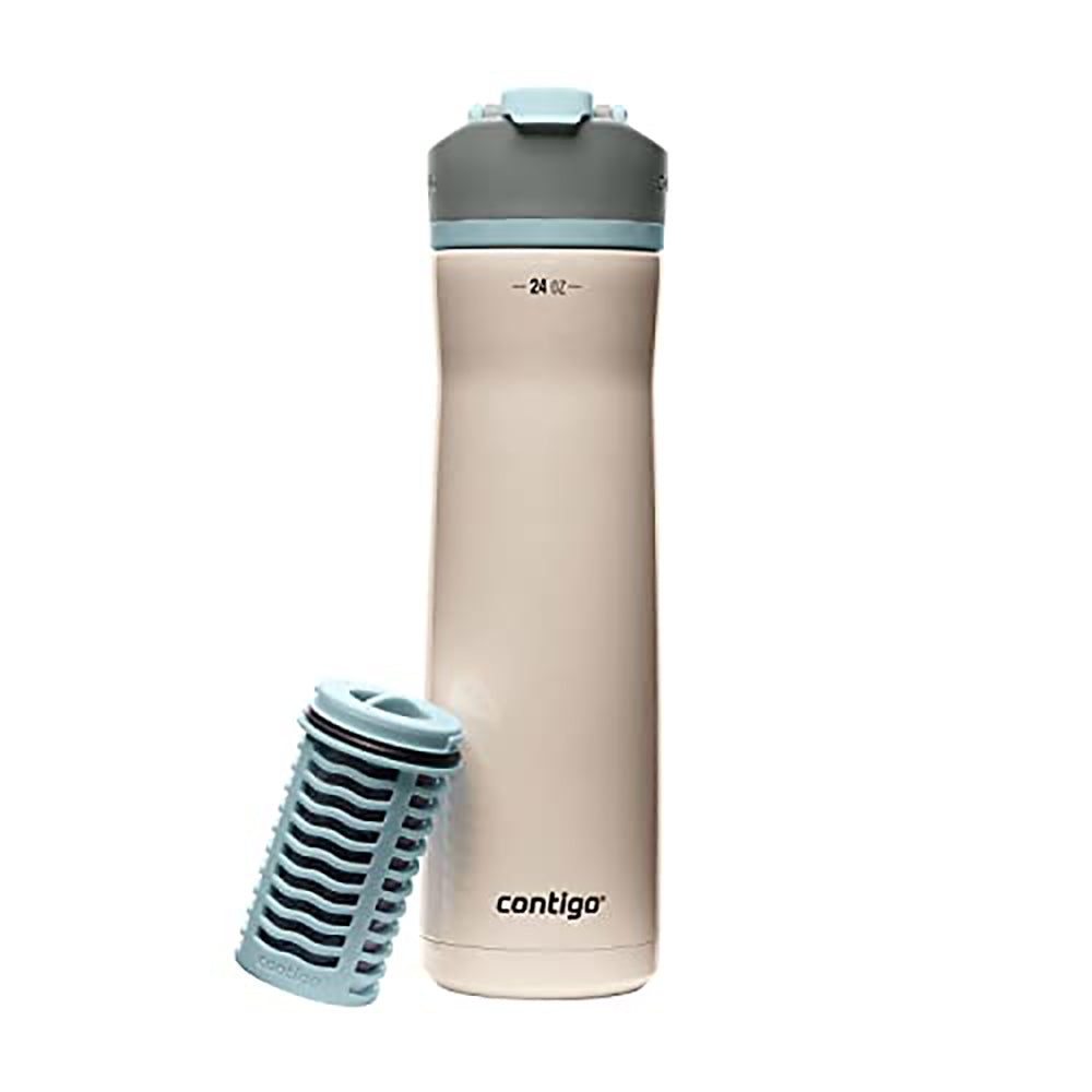 Contigo 24 oz. Clybourn Chill Free-Flow Filtration Stainless Steel Water Bottle Contigo