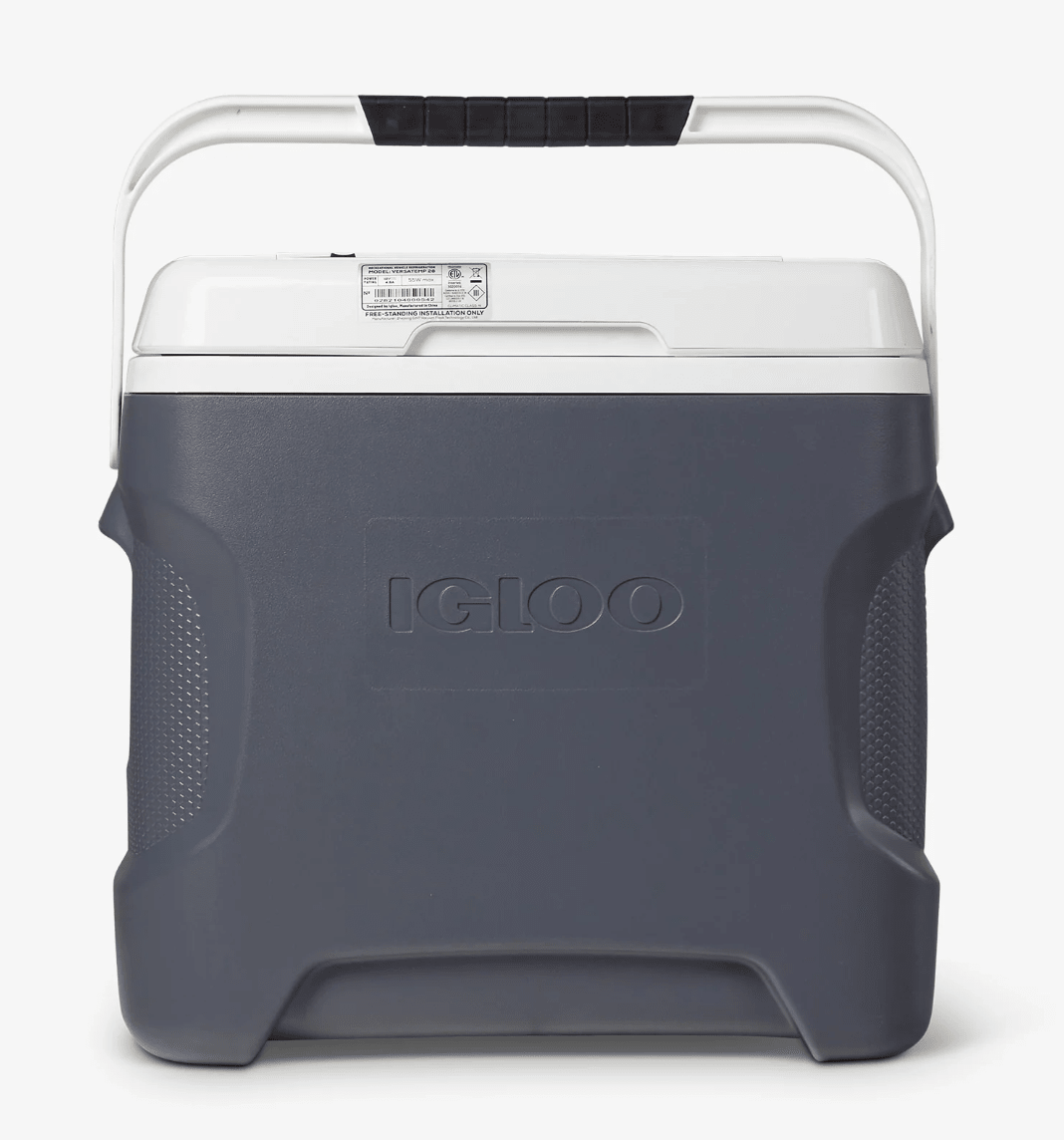 Igloo Versatemp 28 QT Portable Electric Cooler - Grey/White - Forza Sports