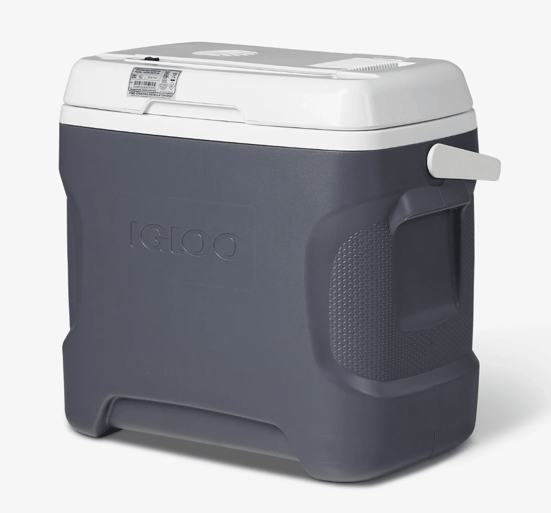Igloo Versatemp 28 QT Portable Electric Cooler - Grey/White - Forza Sports