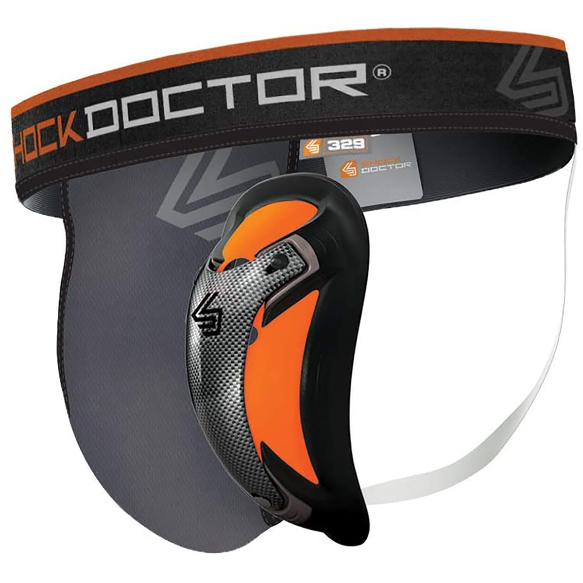 Shock Doctor Youth Ultra Pro Supporter with Ultra Carbon FlexCup - Gray Shock Doctor