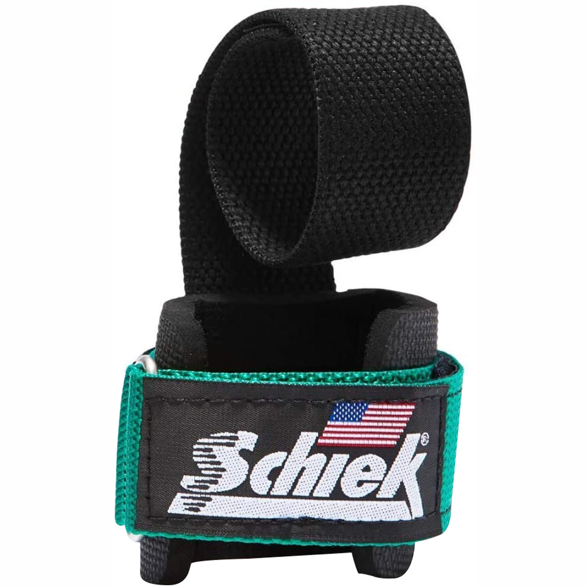 Schiek Sports Model 1000-PLS Deluxe Power Lifting Straps - Green Schiek Sports
