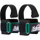Schiek Sports Model 1000-DLS Deluxe Dowel Lifting Straps - Green - Forza Sports