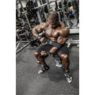 Schiek Sports Black Out Heavyweight Cotton Elastic Elbow Wraps - Black/Silver - Forza Sports