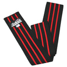 Schiek Sports Model 1178 Black Line 78" Hook and Loop Knee Wraps - Black/Red - Forza Sports