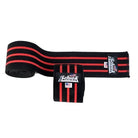 Schiek Sports Model 1178 Black Line 78" Knee Wraps - Black/Red - Forza Sports