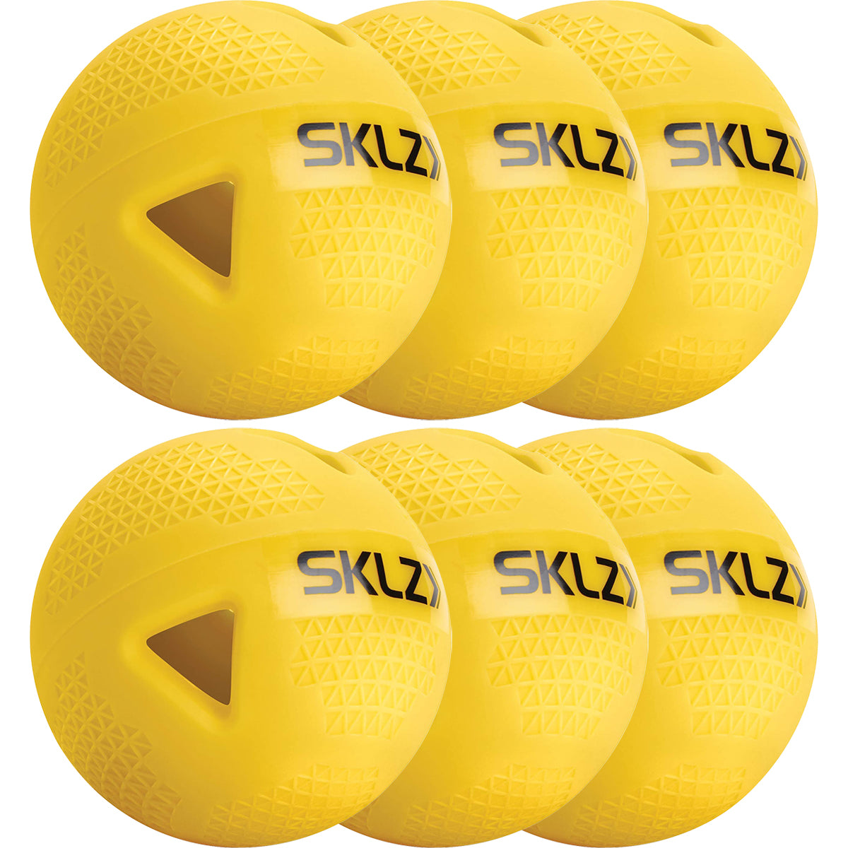 SKLZ Premium Impact Practice Baseballs 6-Pack - Yellow SKLZ