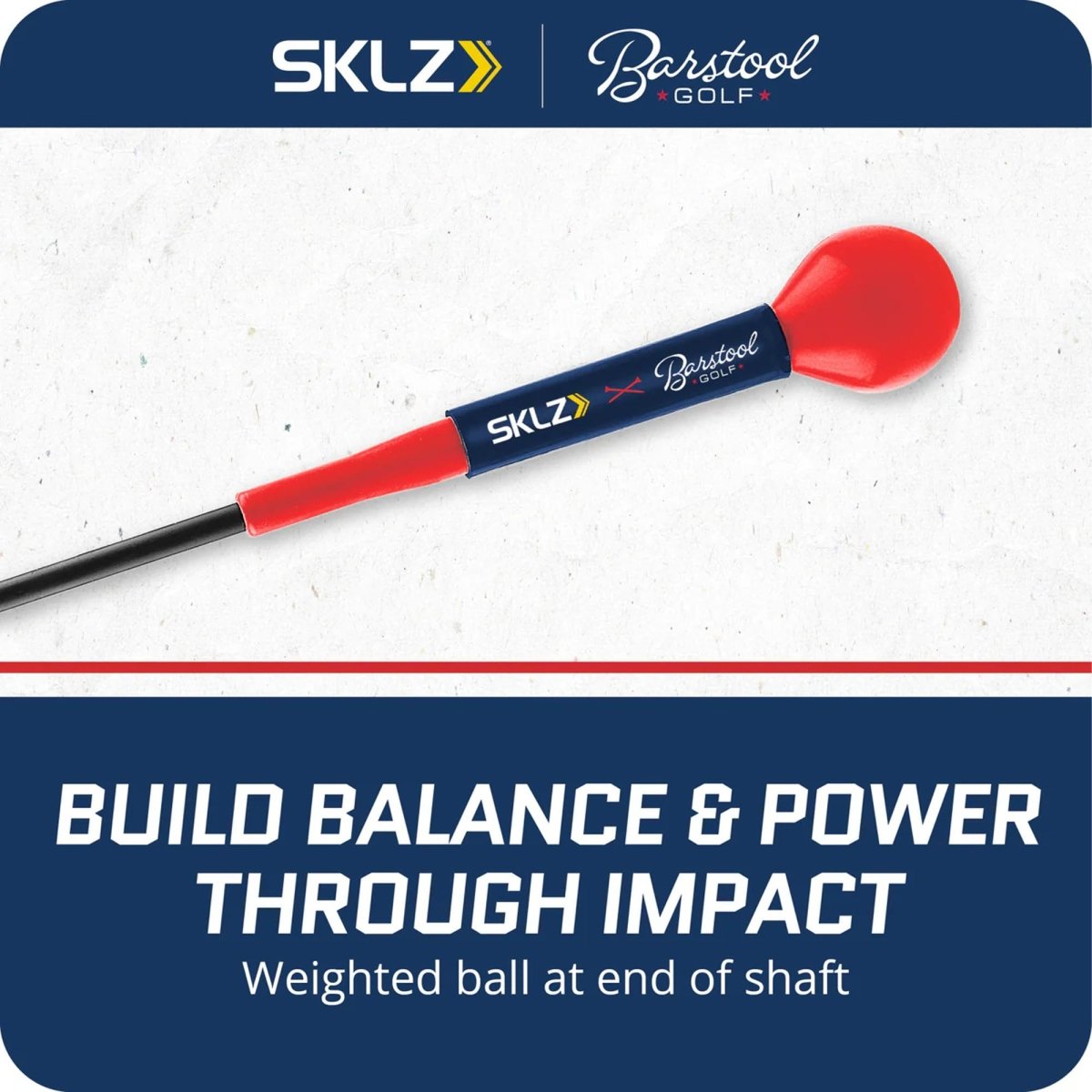 SKLZ Barstool Gold Flex Trainer, 48" - Forza Sports