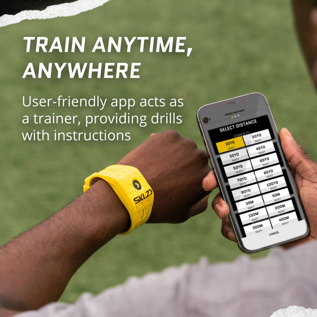 SKLZ हाइपर स्पीड एथलेटिक वियरेबल ट्रेनिंग सिस्टम, पीला/काला - फोर्ज़ा स्पोर्ट्स