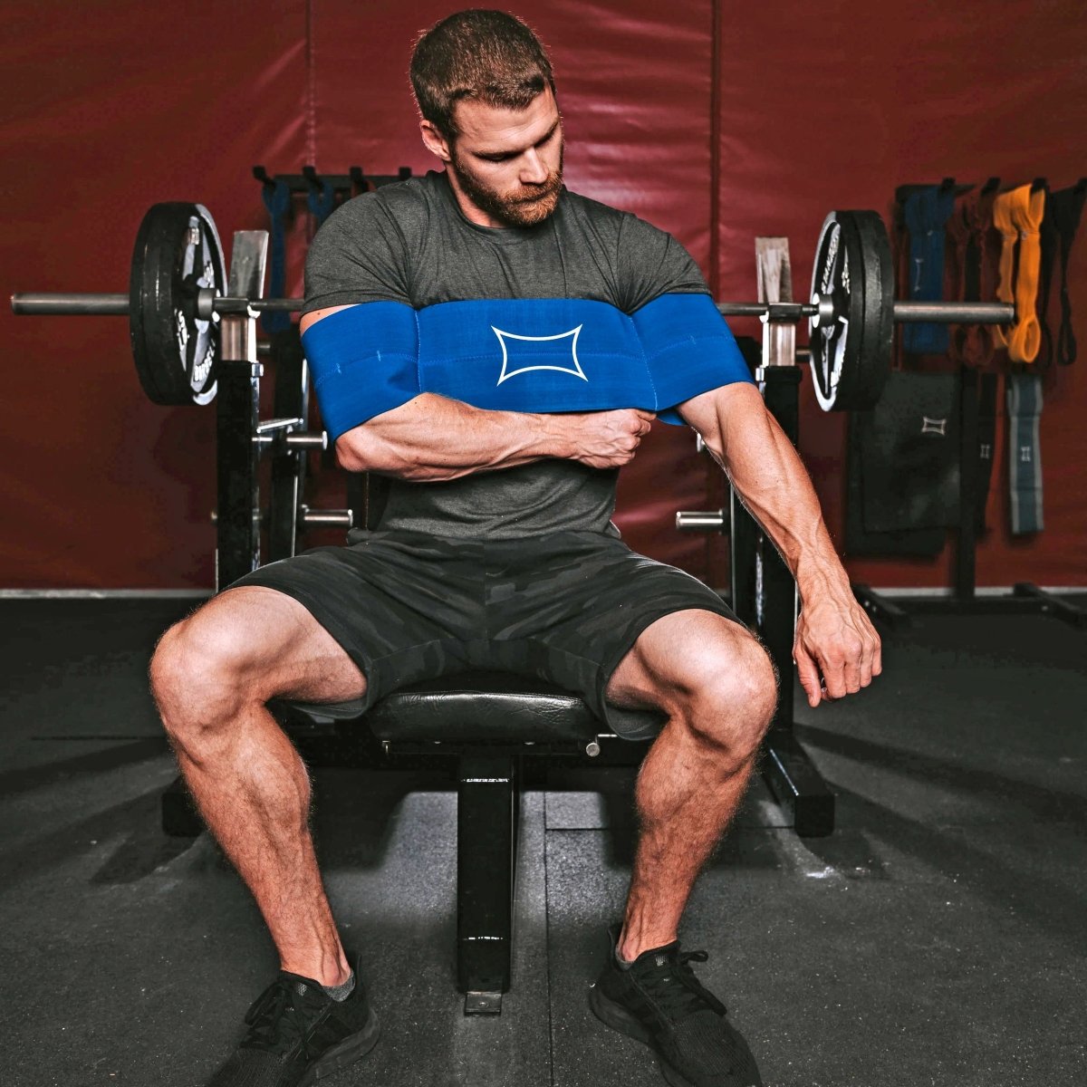 मार्क बेल द्वारा स्लिंग शॉट रिएक्टिव पावर लिफ्टिंग बैंड - नीला - फोर्ज़ा स्पोर्ट्स