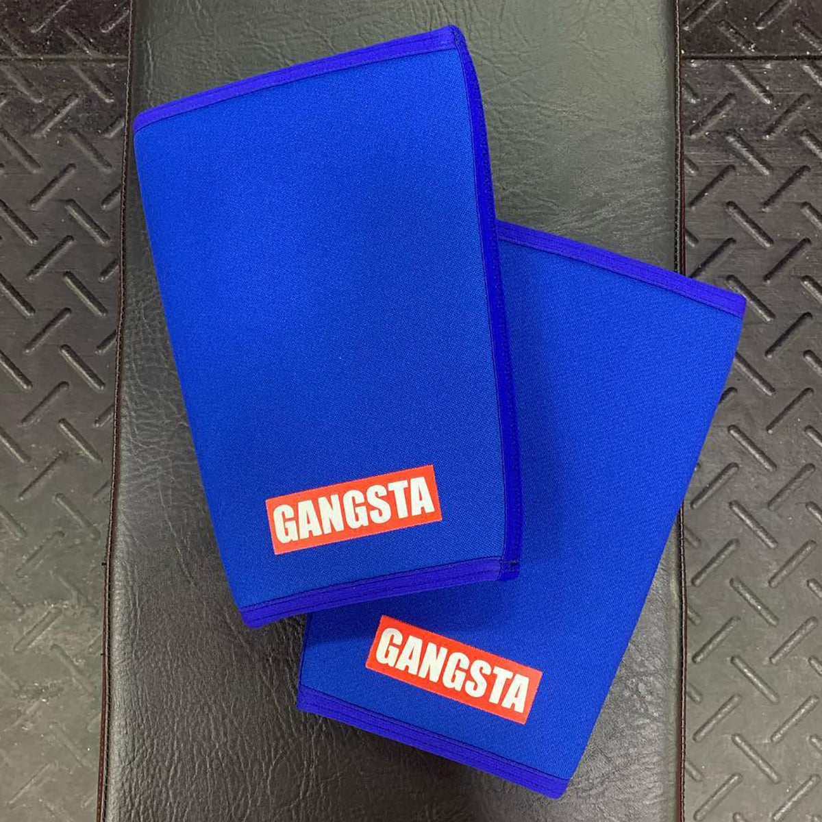 Sling Shot Gangsta Knee Sleeves by Mark Bell - Blue Sling Shot