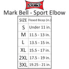 Sling Shot Extreme "X" Elbow Sleeves by Mark Bell - 7mm thick supports - Black Sling Shot