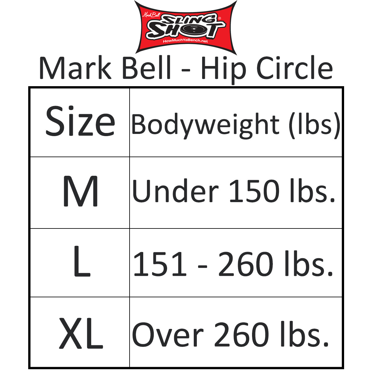 Sling Shot Hip Circle Resistance Band by Mark Bell - Gray/White -warm-up support Sling Shot