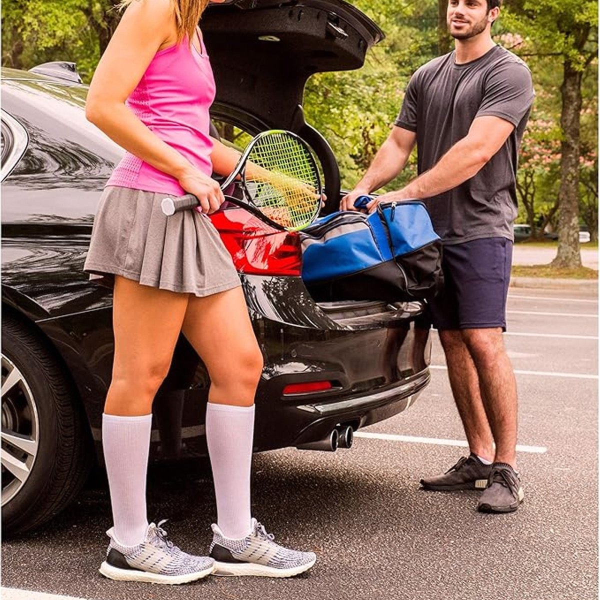 Sof Sole All Sport Over - The - Calf Team Athletic Performance Socks, BCA Pink - Forza Sports