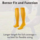 Sof Sole All Sport Over - The - Calf Team Athletic Performance Socks, Kelly Green, Small 13 - 14Y, 2 Pair - Forza Sports