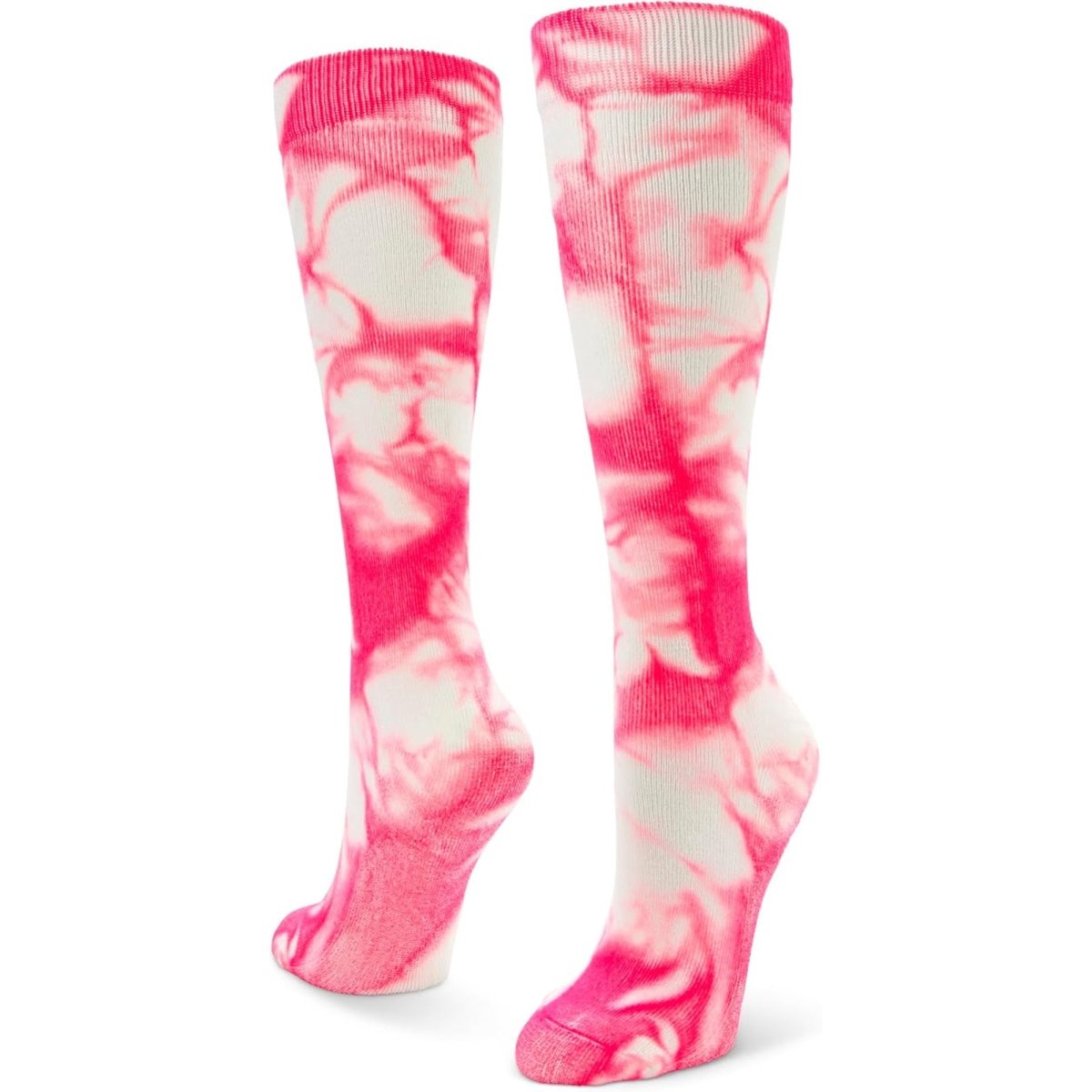 Sof Sole All Sport Over - The - Calf Team Athletic Performance Socks, Neon Pink Tie Dye, Small 13 - 14Y, 2 Pair - Forza Sports
