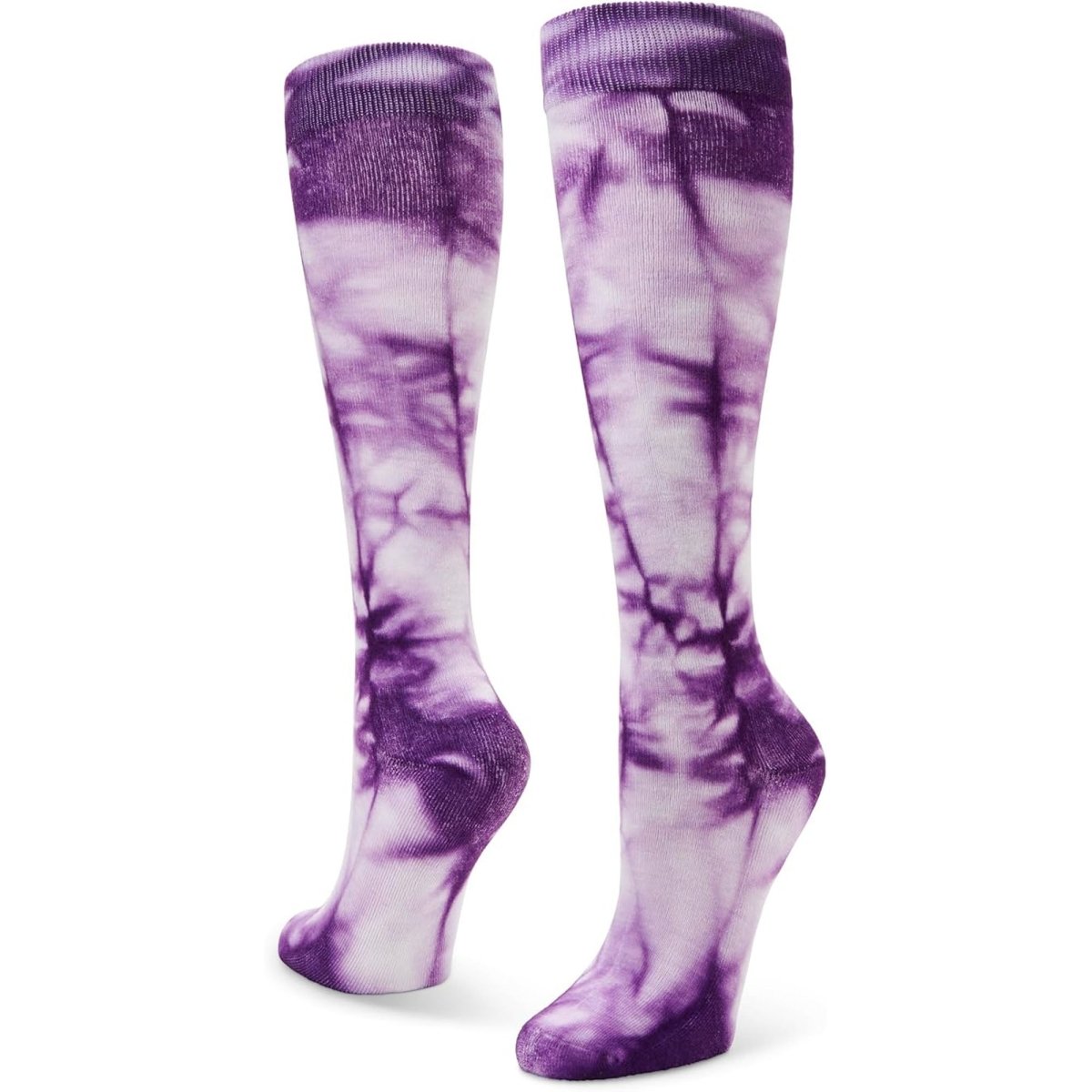 Sof Sole All Sport Over - The - Calf Team Athletic Performance Socks, Neon Purple Tie Dye - Forza Sports