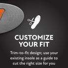 Sof Sole Athlete Trim To Fit Insoles, Men's 7 - 13 - Forza Sports