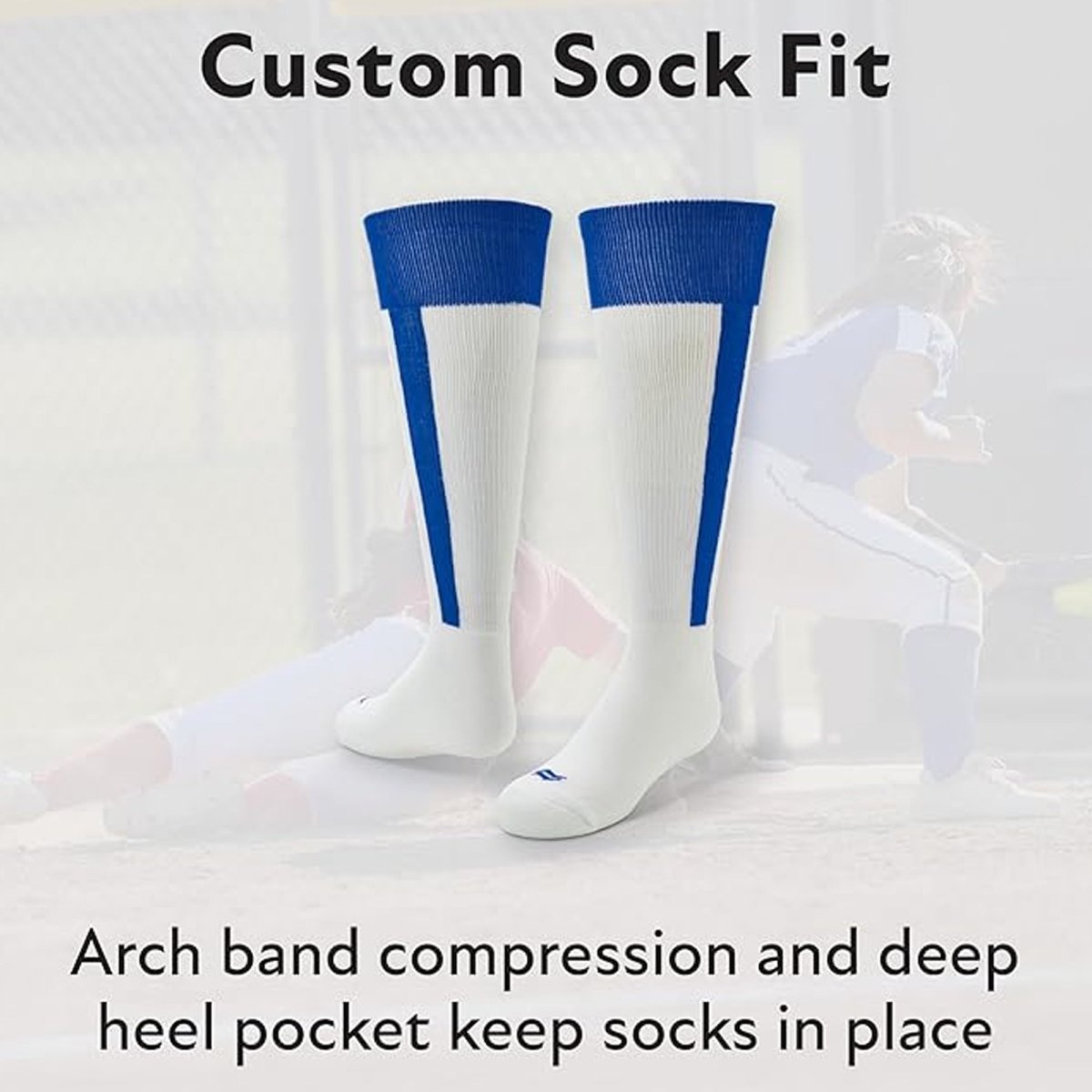 Sof Sole Football Over - The - Calf Team Athletic Performance Socks, Pink, Small 13 - 14Y, 2 Pair - Forza Sports