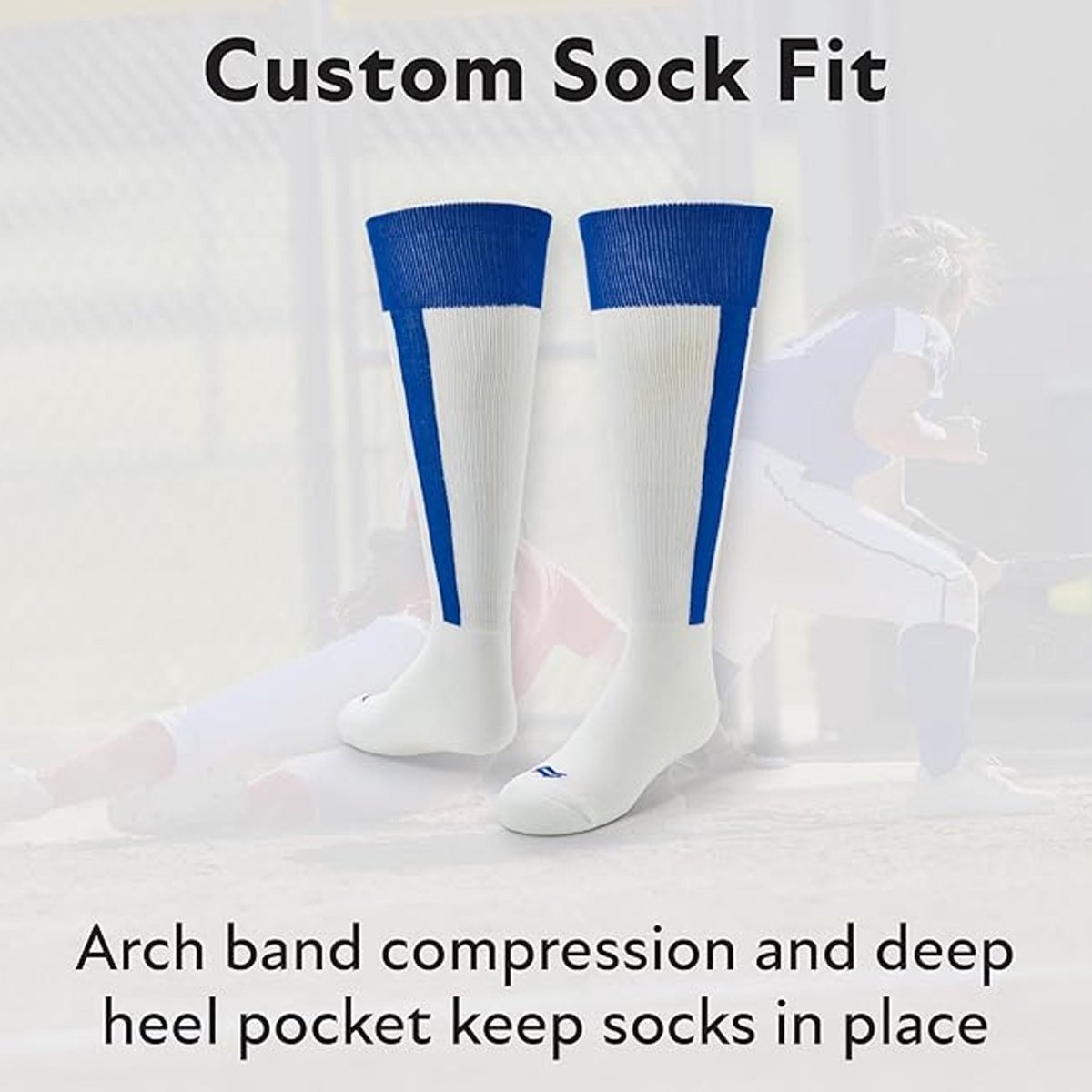 Sof Sole Baseball/Softball Over - The - Calf Team Athletic Performance Socks, Forest Green - Forza Sports