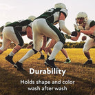 Sof Sole Football Over - The - Calf Team Athletic Performance Socks, White - Forza Sports