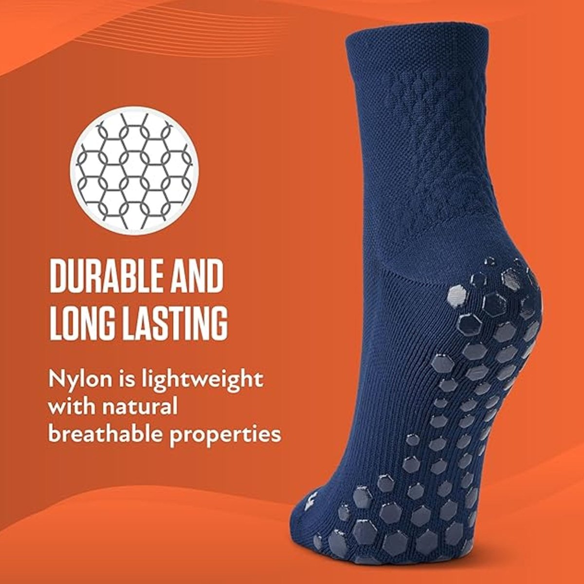 Sof Sole Half Crew Nylon Gripper Socks, Black - Forza Sports