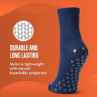 Sof Sole Half Crew Nylon Gripper Socks, Navy - Forza Sports