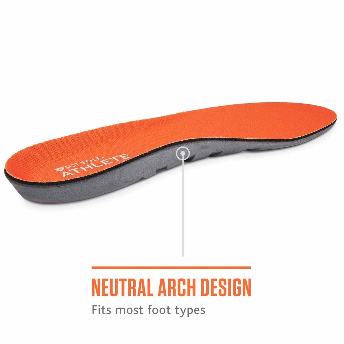 Sof Sole Men's Athlete Insole - Men's 15 - 16 - Forza Sports