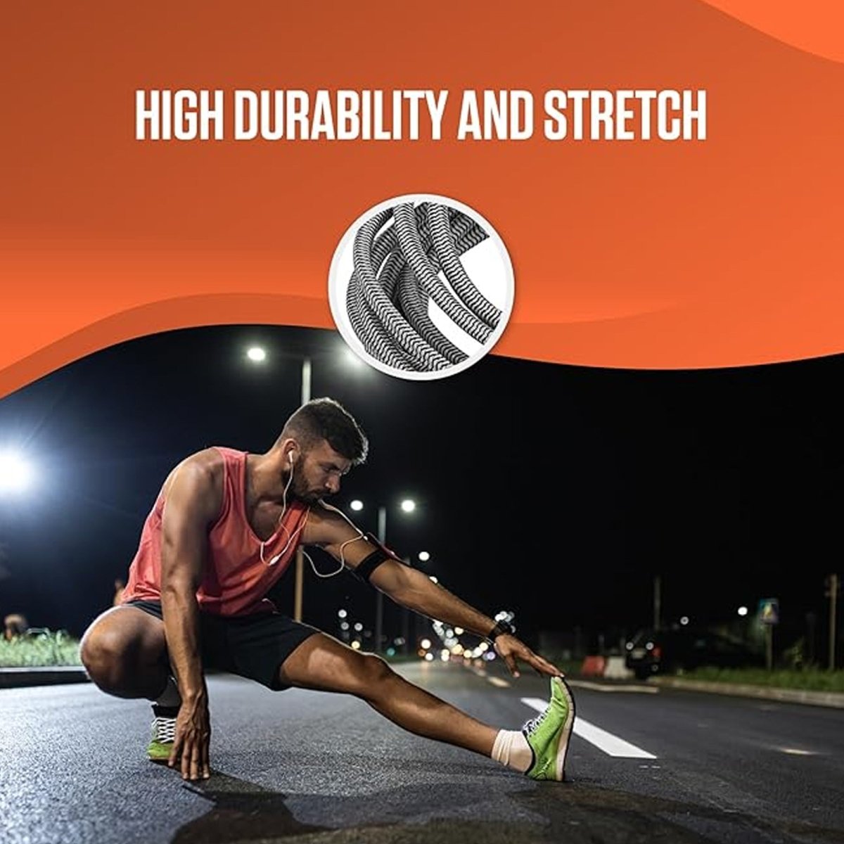 Sof Sole Reflective Lock - In Stretch Laces - Forza Sports