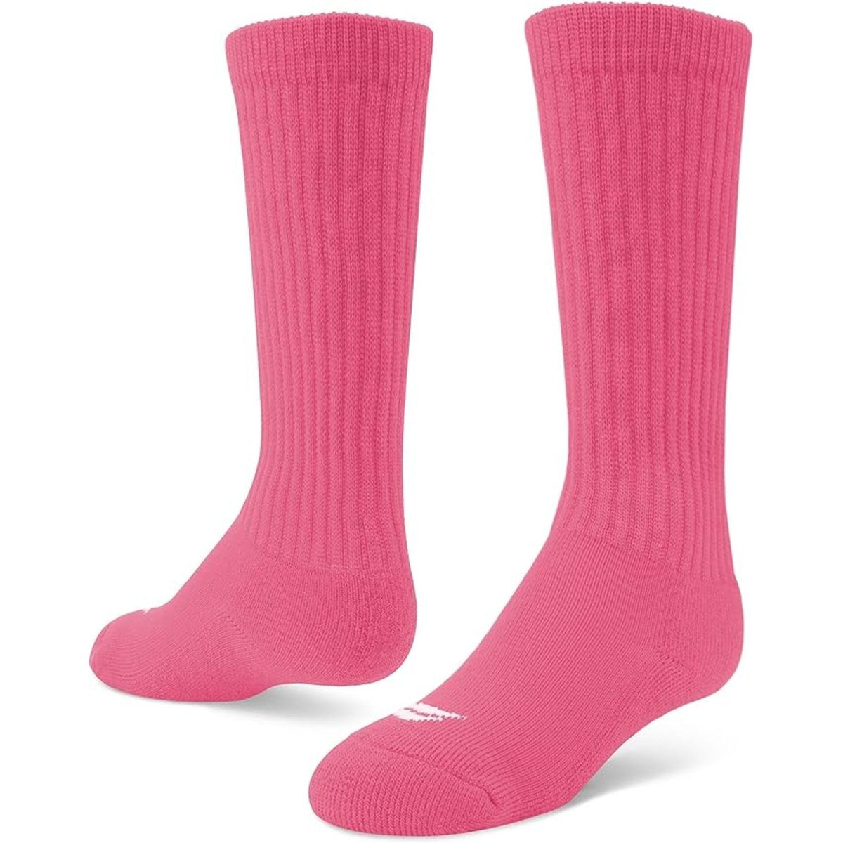 Sof Sole Soccer Over - The - Calf Team Athletic Performance Socks, Pink, Small 13 - 14Y, 2 Pair - Forza Sports