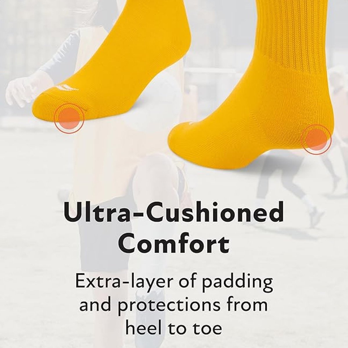 Sof Sole Soccer Over - The - Calf Team Athletic Performance Socks, Pink, Small 13 - 14Y, 2 Pair - Forza Sports