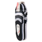 Sof Sole Apara Women's High Fit Footie, Shoe Size 5 - 10, Black/White/Gray, 6 Pair - Forza Sports